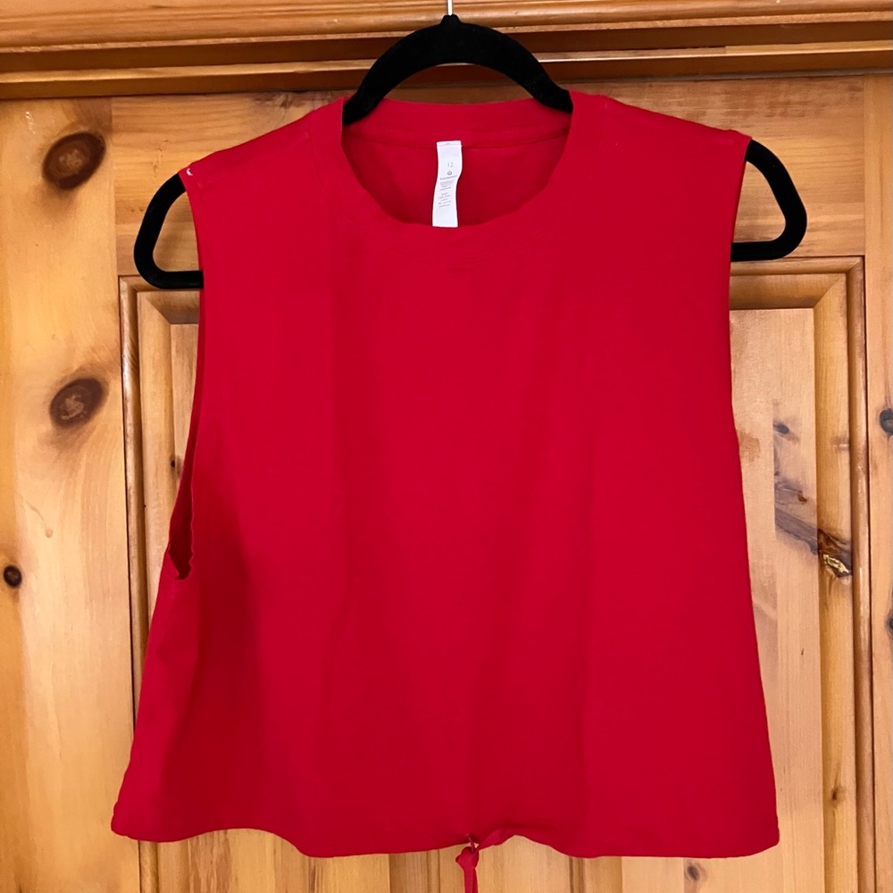 Lululemon Red Sleeveless Women's Top